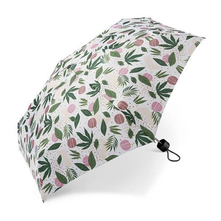 Mini parapluie Pierre Cardin tropical blanc