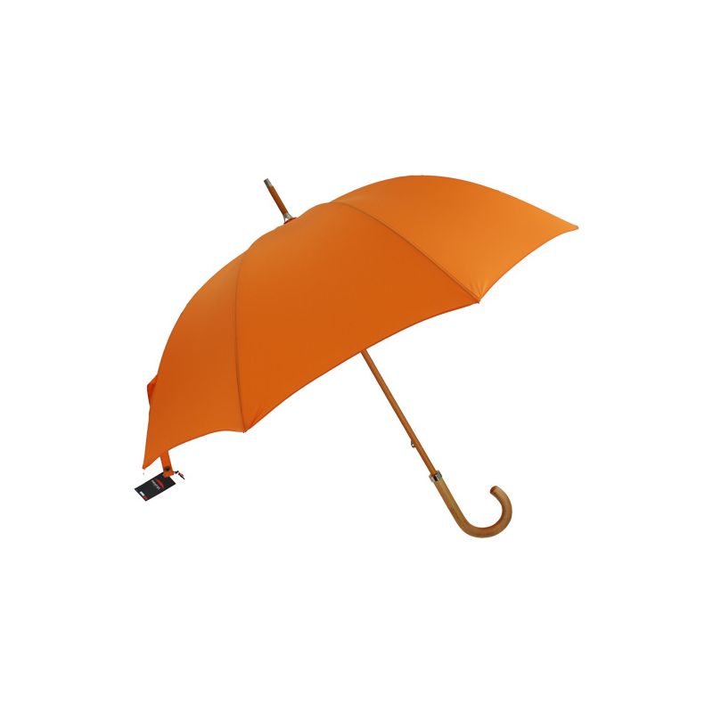 Parapluie canne orange fabrication française