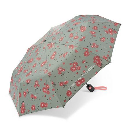 Parapluie pliant Benetton motif fleurs