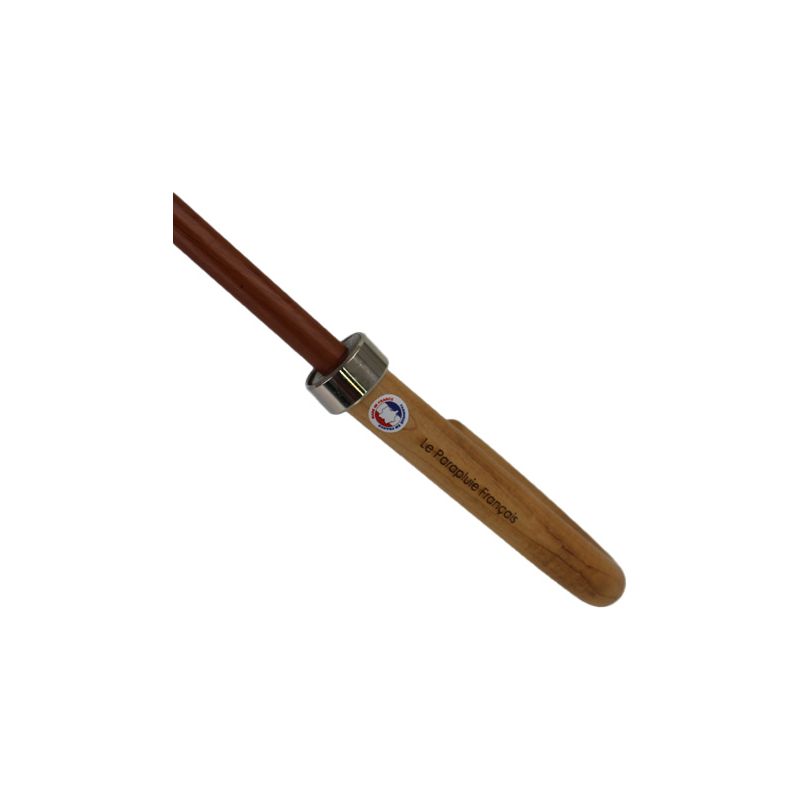 Parapluie canne pied de poule fabrication française