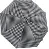 Parapluie pliant motif pied de poule fabrication française