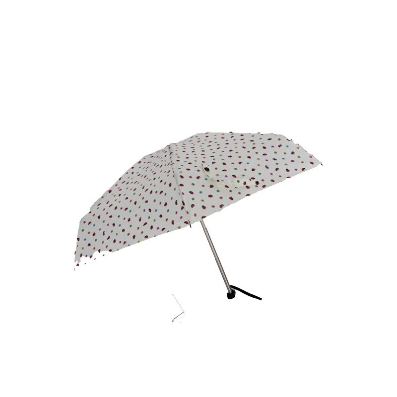 Parapluie ultra plat pochon coccinelles