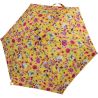 Petit parapluie pliant fleuri jaune orangé Guy de Jean