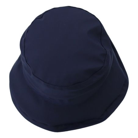 Chapeau de pluie bleu marine revers multicolore