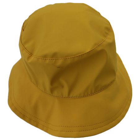 Chapeau de pluie jaune revers fleuri