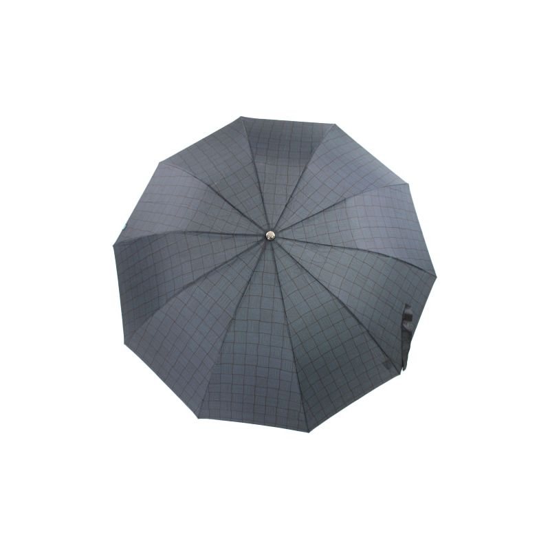 Parapluie pliant noir carreaux grande résistance