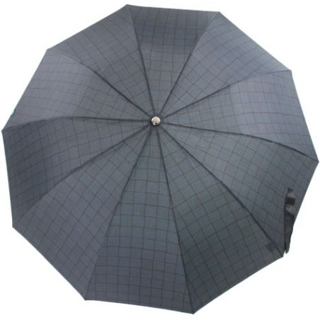 Parapluie pliant noir carreaux grande résistance