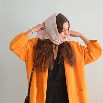 Capuche de pluie en rose