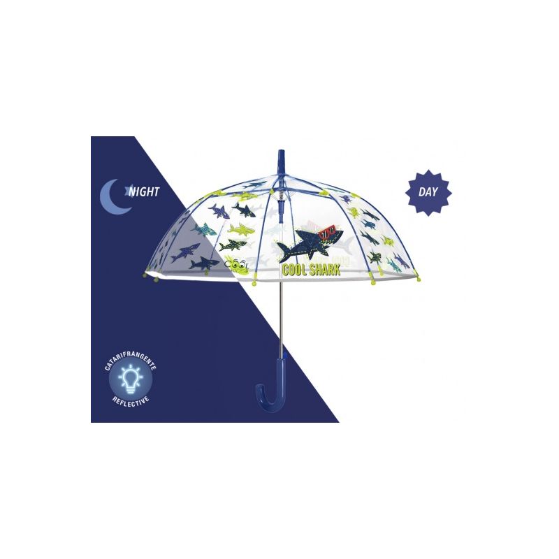 Parapluie transparent "océan"