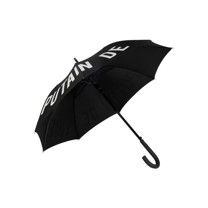 Grand parapluie fantaisie putain de pluie