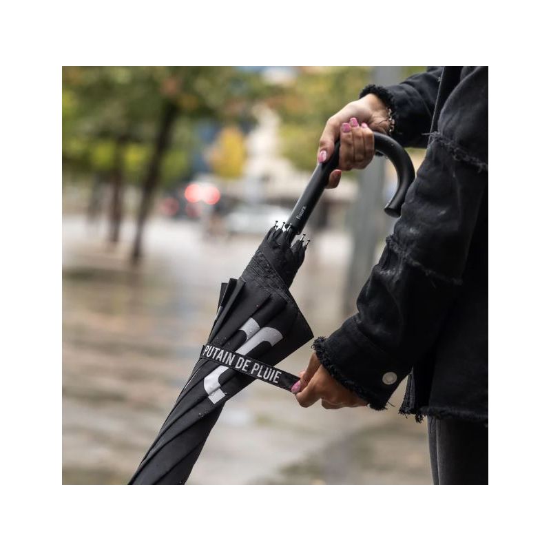 Grand parapluie fantaisie putain de pluie