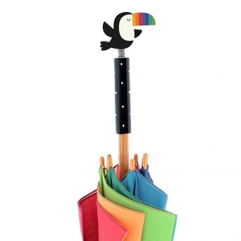 Parapluie enfant multicolore toucan