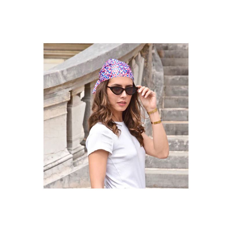 Capuche de pluie géométrique