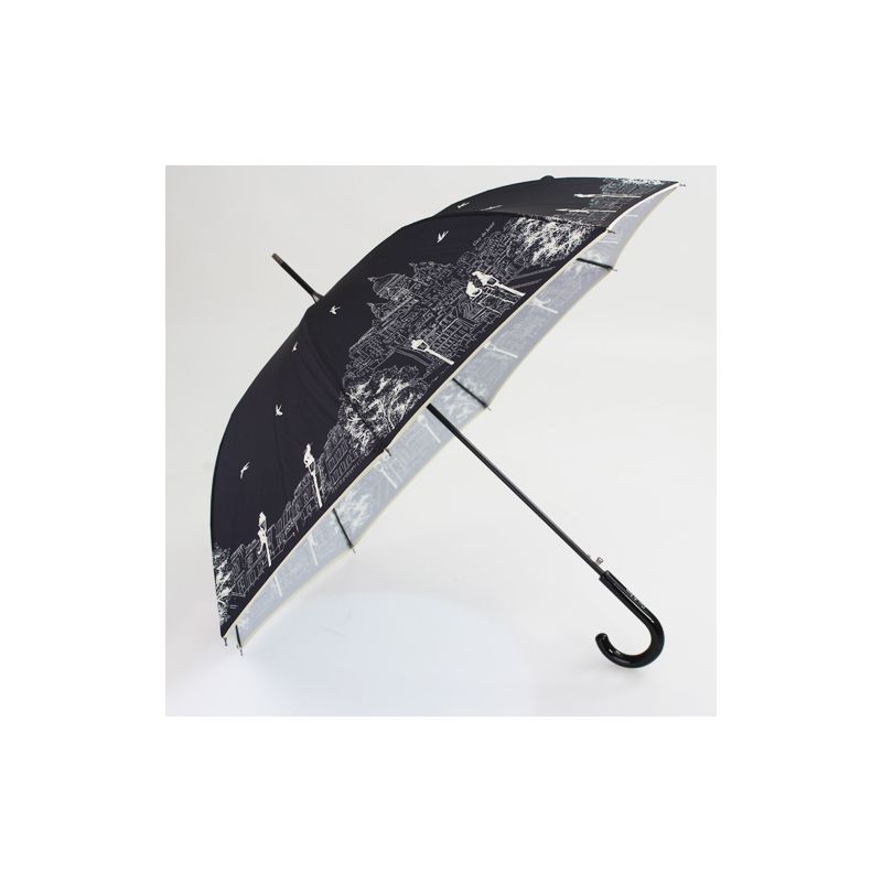 Parapluie canne Montmartre noir