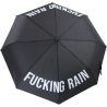 Parapluie pliant fantaisie noir fucking rain