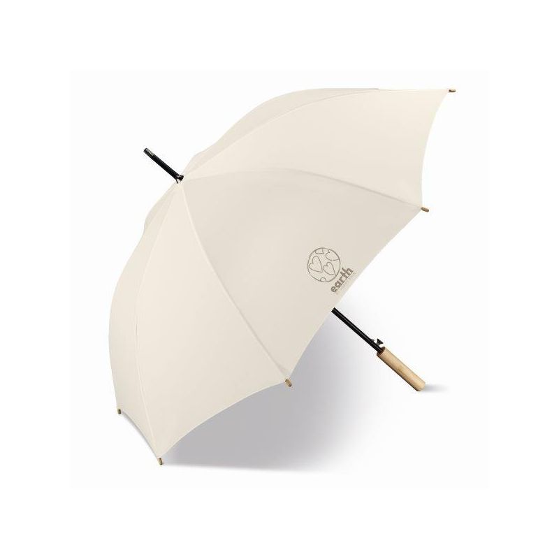 Parapluie golf écologique écru ouverture automatique