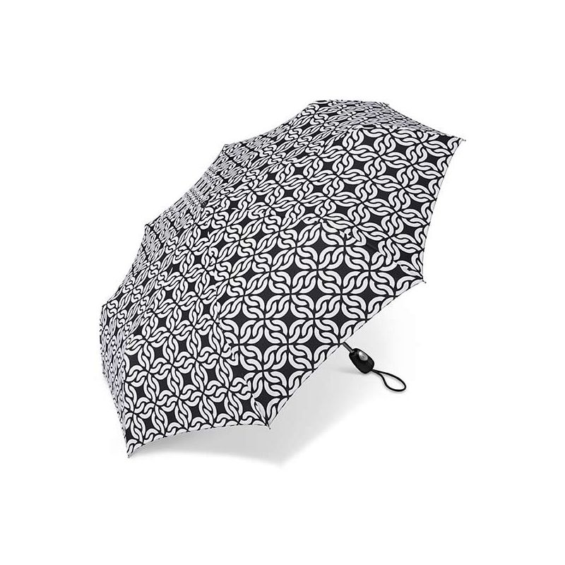 Parapluie pliant Cardin original noir et blanc