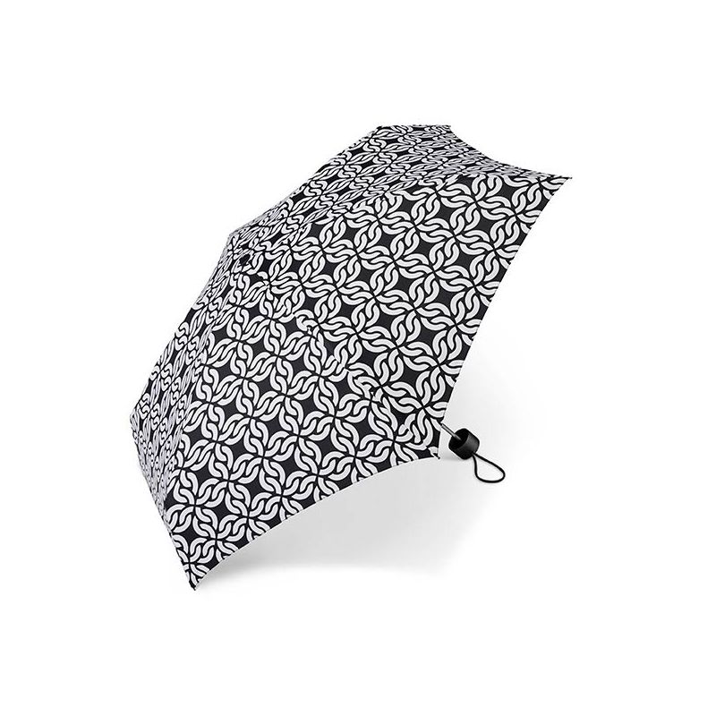 Mini parapluie pliant vintage Cardin black and white