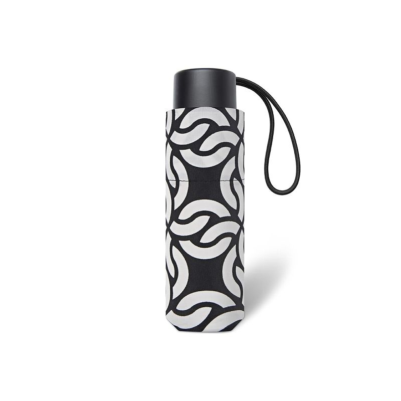 Mini parapluie pliant vintage Cardin black and white