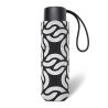Mini parapluie pliant vintage Cardin black and white