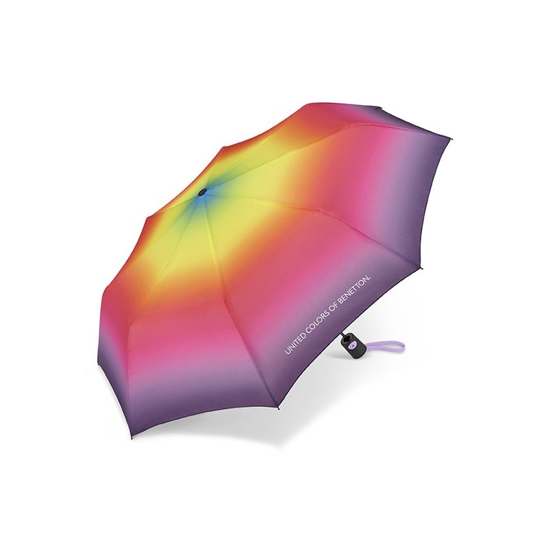 parapluie pliant Benetton couleurs