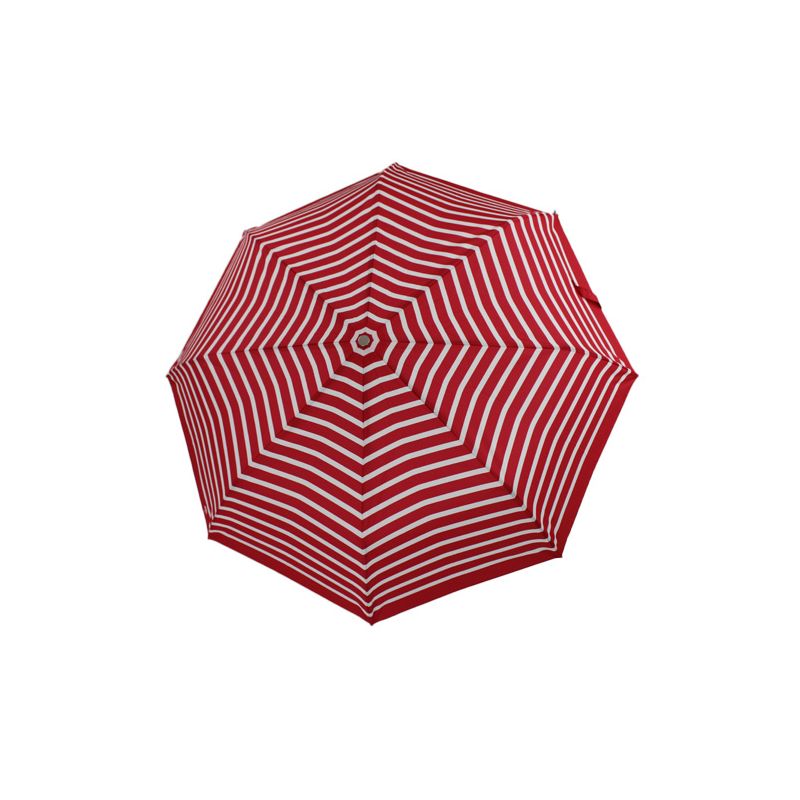 Parapluie pliant marinière rouge fabrication française