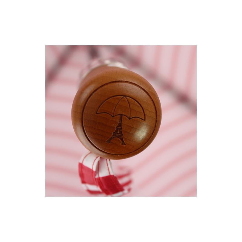 Parapluie pliant marinière rouge fabrication française