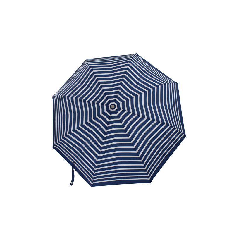 Parapluie pliant marinière bleu fabrication française