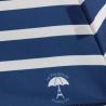 Parapluie pliant marinière bleu fabrication française