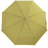 Parapluie pliant marinière jaune fabrication française