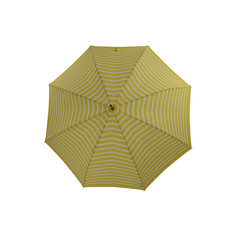Parapluie canne marinière jaune fabrication française