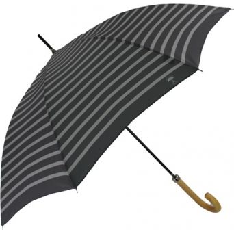 Parapluie canne marinière gris fabrication française