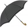 Parapluie canne marinière gris fabrication française