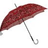 Parapluie canne femme bandana rouge made in france