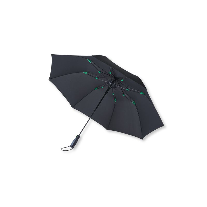 Grand parapluie pliant tempête noir housse bandoulière