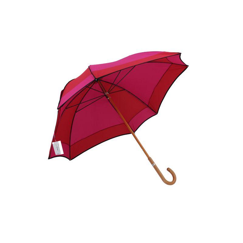 Parapluie luxe forme originale bicolore