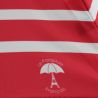Parapluie canne marinière rouge fabrication française