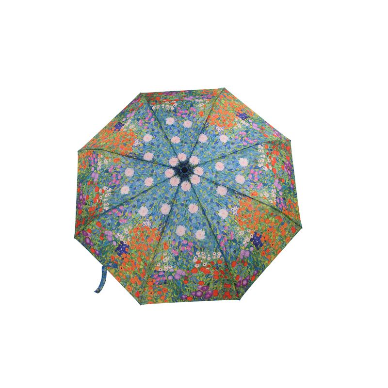 Parapluie pliable automatique motif impressionniste