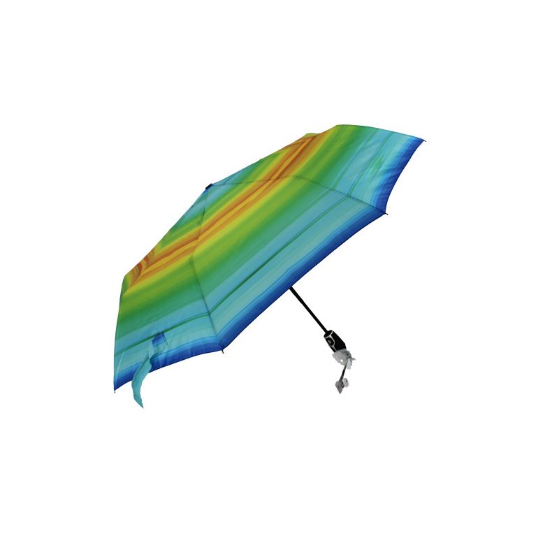 Parapluie pliant automatique dégradé de couleurs