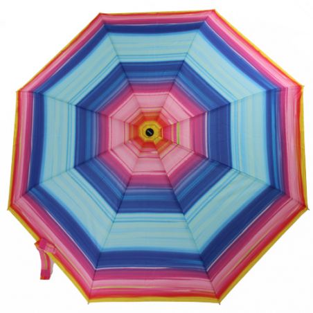 Parapluie pliant automatique dégradé de bleu