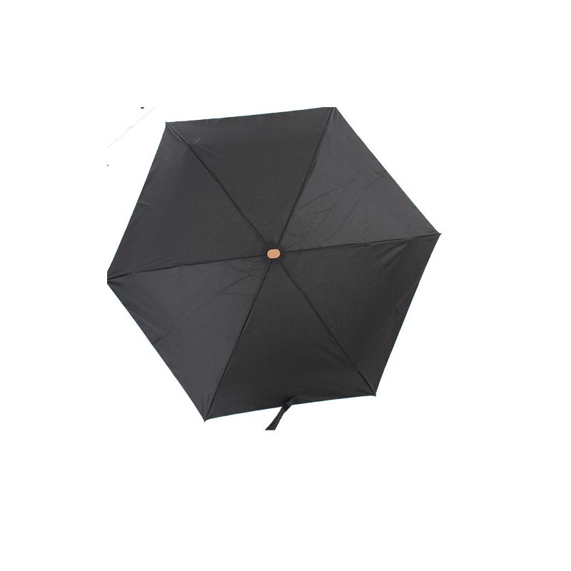 Micro parapluie écologique noir avec étui
