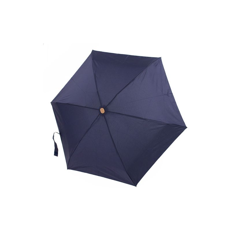 Micro parapluie écologique bleu avec étui