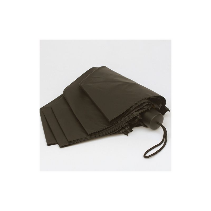 Parapluie pliant smiley noir et jaune