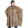 Poncho de pluie imprimé léopard Poncho de pluie imprimé léopard