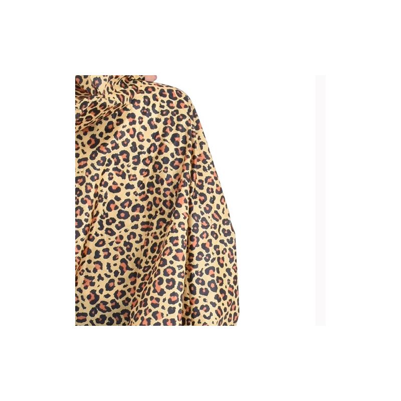 Poncho de pluie imprimé léopard