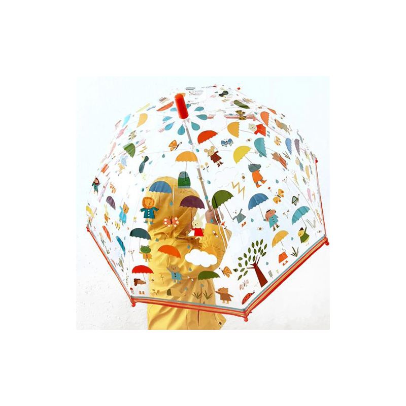 Parapluie cloche transparent lapinous