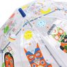 Parapluie cloche transparent robots