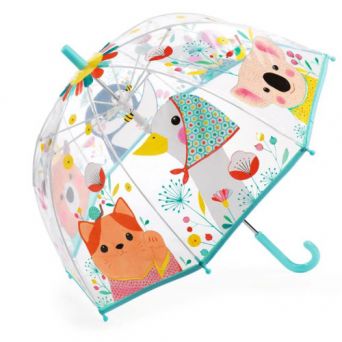Parapluie cloche transparent rigolo