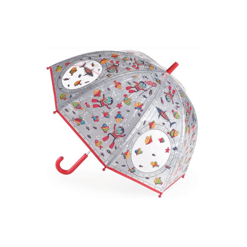 Parapluie cloche pour enfant sous marin