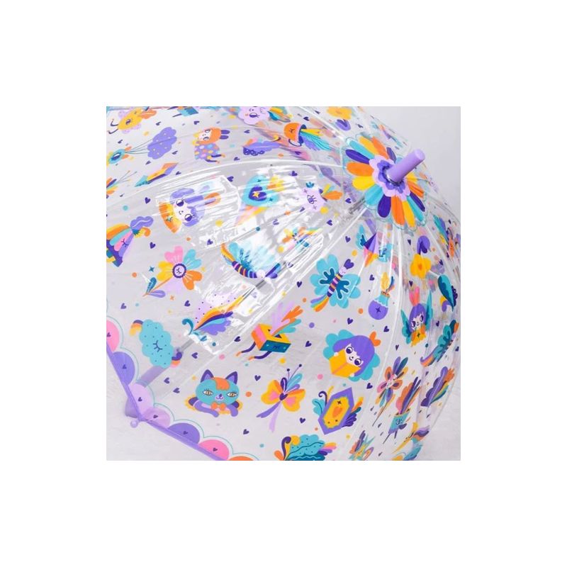 Parapluie cloche transparent enfant fantaisie